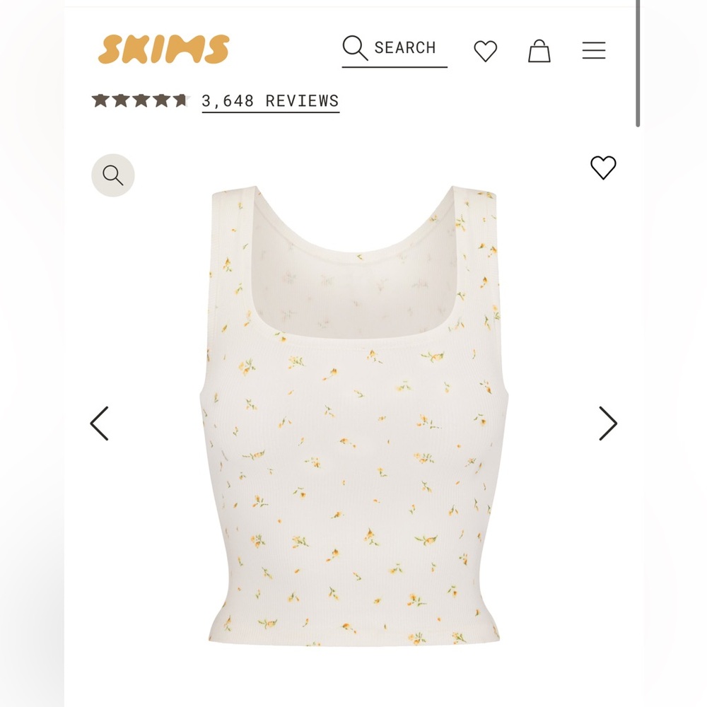 SKIMS tank and boxer set